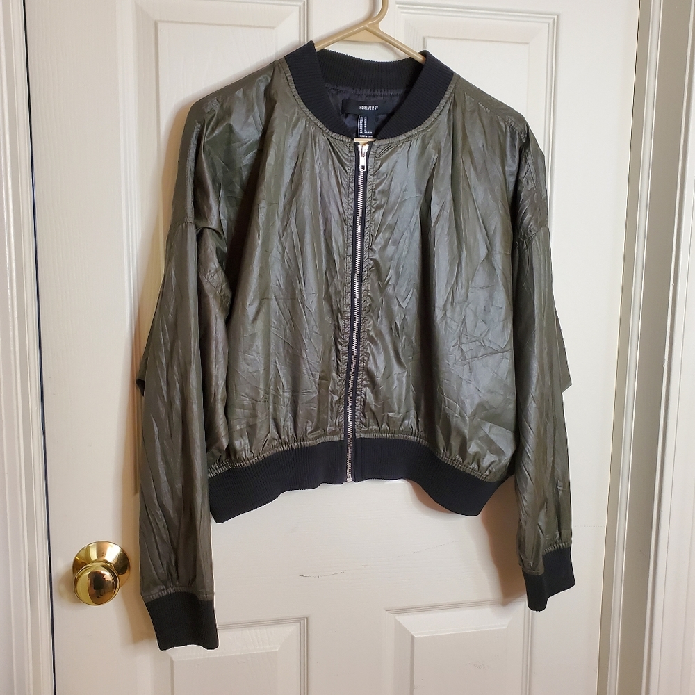 FOREVER 21 bomber jacket
